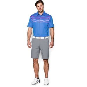 UNDER ARMOUR Mens Sz 34 Casual Wear Gray Loose Fit Athletic Shorts Pockets